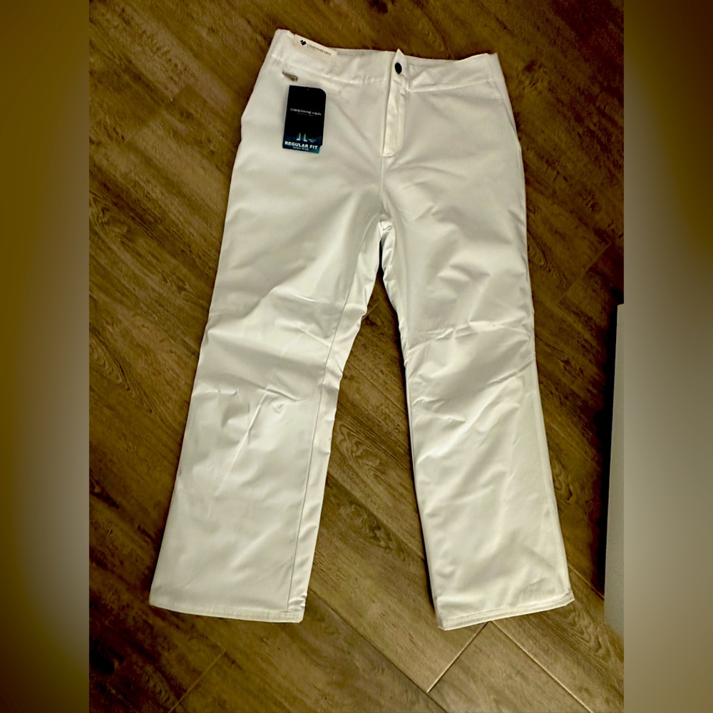 Obermeyer NWT Sugarbush white snowboard pants.  Size 14 short